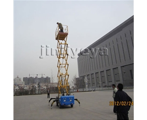 广州山东博物馆定制车载式液压升降机